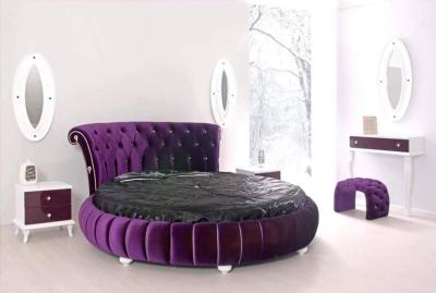 Lit rond avec matelas